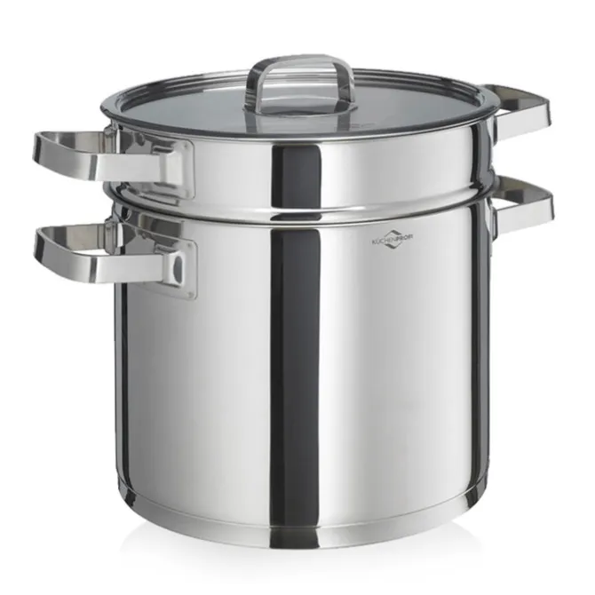 Küchenprofi San Remo kookpan met pasta-inzet ø 22 cm rvs