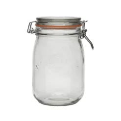 Kilner weckpot met beugel 1 liter glas transparant