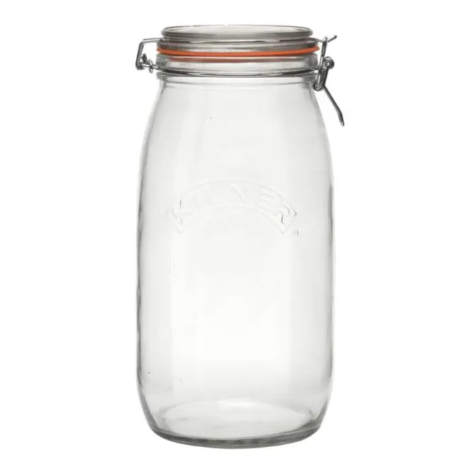 Kilner weckpot met beugel 3 liter glas transparant
