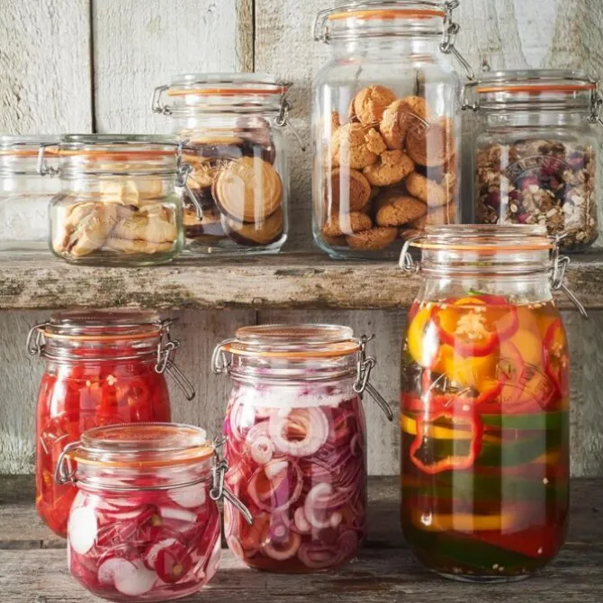 Kilner weckpot met beugel 500 ml glas transparant