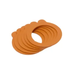 Kilner weckringen voor 3 liter pot rubber oranje 6 stuks