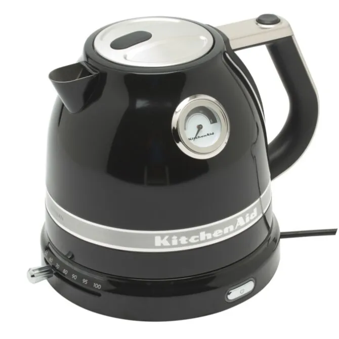 KitchenAid Artisan waterkoker 1,5 liter aluminium onyx zwart