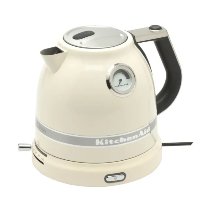 KitchenAid Artisan waterkoker 1,5 liter aluminium amandelwit