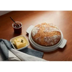 KitchenAid broodmengkom met deksel 4,7 liter keramiek crème
