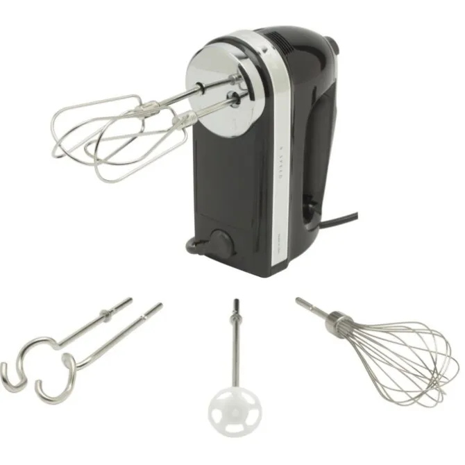KitchenAid handmixer met accessoires kunststof zwart 8-delig
