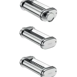 KitchenAid 5KSMPRA pastaroller en -snijderset 3 delig rvs