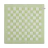 Knit Factory Block handdoek 50 x 50 cm Spring Green Ecru