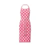 Knit Factory Block schort Fuchsia Ecru