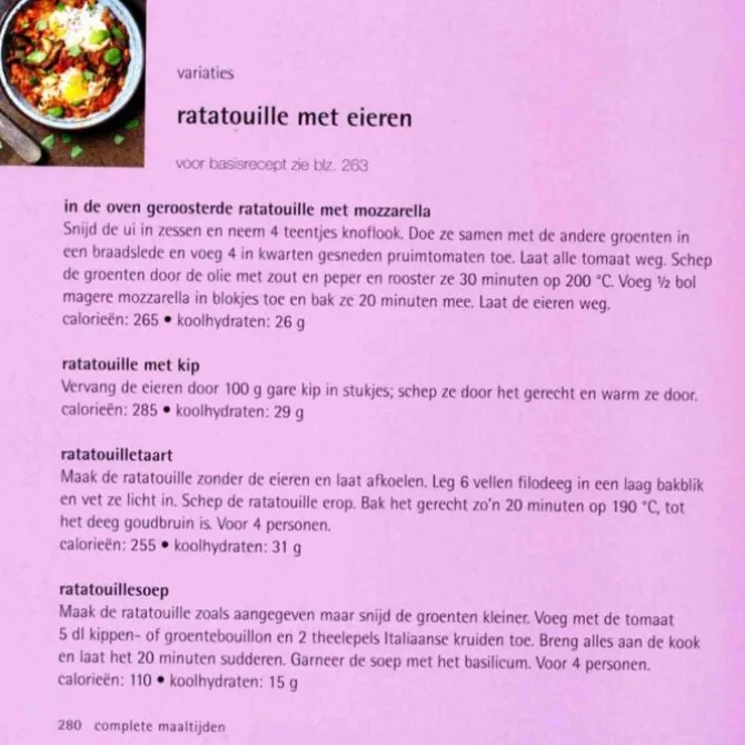 500 koolhydraatarme gerechten