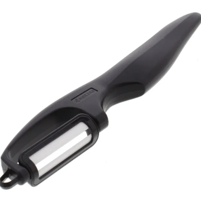Kyocera keramische dubbelzijdige dunschiller 20 cm zwart