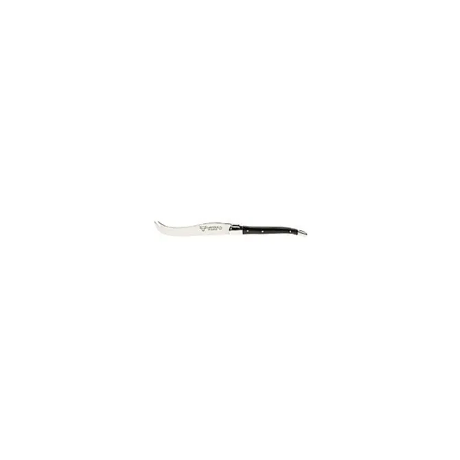 Laguiole en Aubrac kaasmes 10 cm buffelhoorn zwart