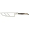 Laguiole en Aubrac kaasmes 14 cm messenstaal hoorn