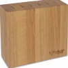 Laguiole en Aubrac messenblok voor 6 steakmessen hout
