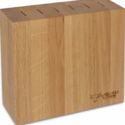 Laguiole en Aubrac messenblok voor 6 steakmessen hout