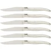 Laguiole en Aubrac steakmes 11,5 cm rvs 6 stuks