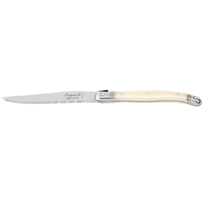 Laguiole Style de Vie Premium Line steakmessen parelmoer 6 stuks