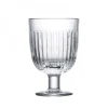 La Rochère Quessant wijnglas op voet met ribbel 220 ml glas