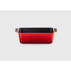 Le Creuset bakvorm rechthoekig 23 cm gietijzer kersrood
