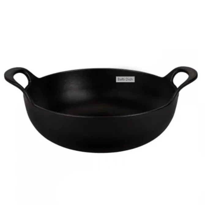 Le Creuset Balti-dish serveerpan ø 24 cm gietijzer mat zwart