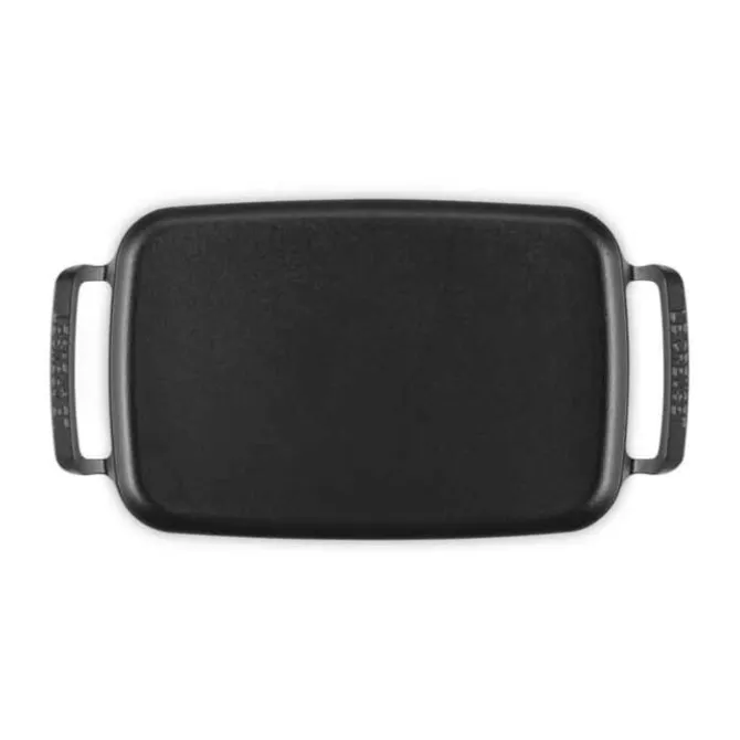 Le Creuset BBQ Outdoor grillplaat rechthoek 40 cm gietijzer