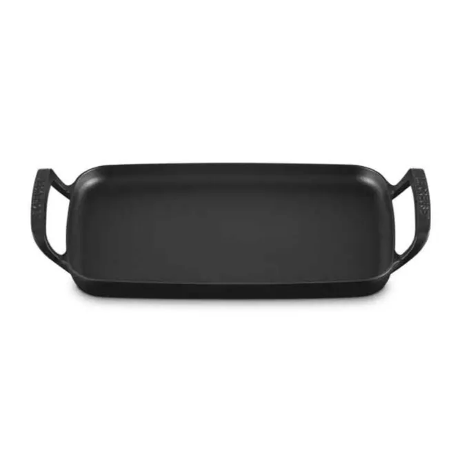 Le Creuset BBQ Outdoor grillplaat rechthoek 40 cm gietijzer