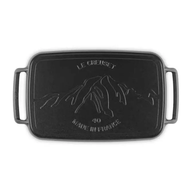 Le Creuset BBQ Outdoor grillplaat rechthoek 40 cm gietijzer