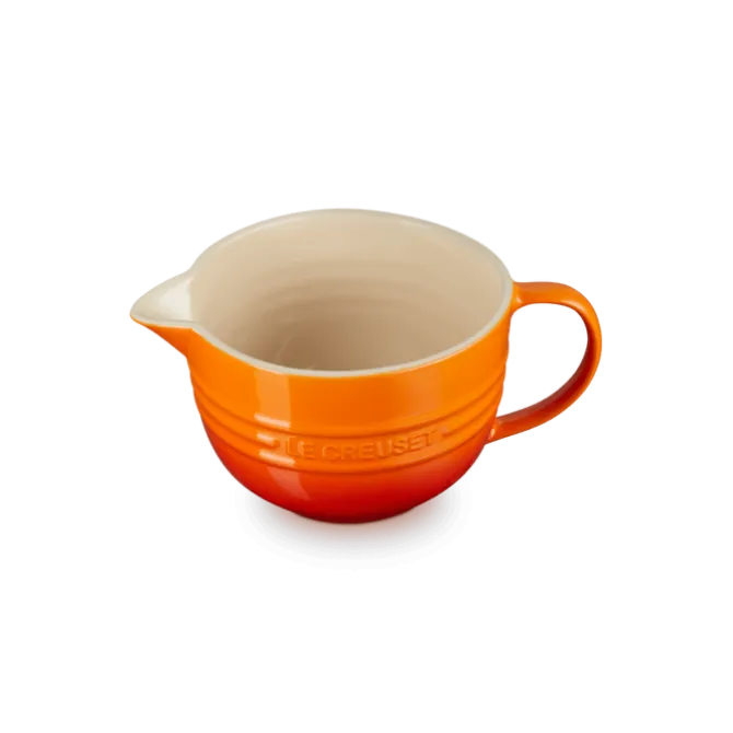 Le Creuset beslagkom 2 liter aardewerk vulcanique