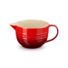 Le Creuset beslagkom 2 liter aardewerk kersrood
