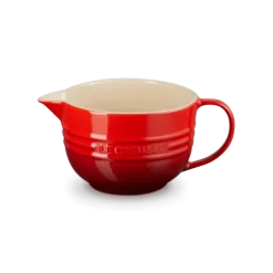Le Creuset beslagkom 2 liter aardewerk kersrood