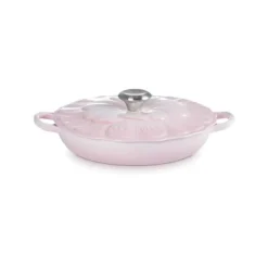 Le Creuset Bloesem Signature Campagnard braadpan ø 26 cm gietijzer Shell Pink