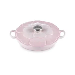 Le Creuset Bloesem Signature Campagnard braadpan ø 26 cm gietijzer Shell Pink