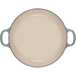 Le Creuset Bloesem Signature Campagnard braadpan ø 26 cm gietijzer Sea Salt