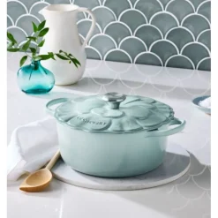 Le Creuset Bloesem Signature braadpan ø 26 cm gietijzer Sea