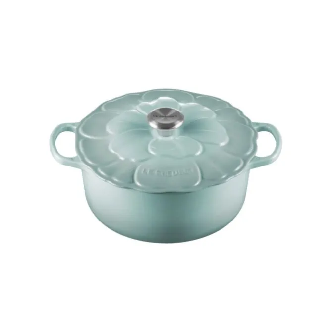Le Creuset Bloesem Signature braadpan ø 26 cm gietijzer Sea