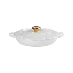 Le Creuset Bloesem Signature Campagnard braadpan ø 26 cm gietijzer Wit