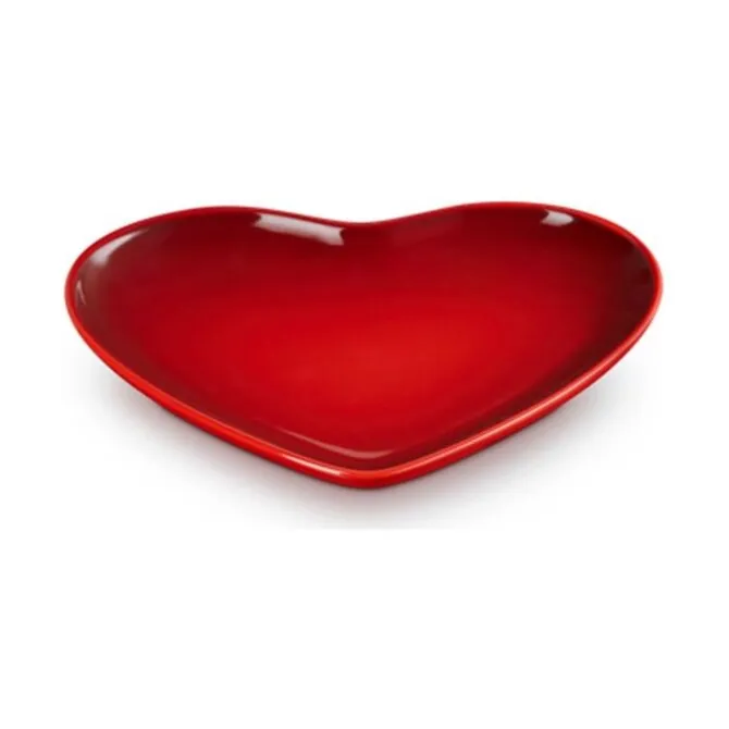 Le Creuset bord hart ø 23 cm aardewerk kersrood