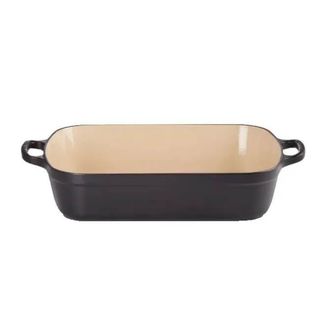 Le Creuset braadslede 4,9 liter 33 cm gietijzer mat zwart