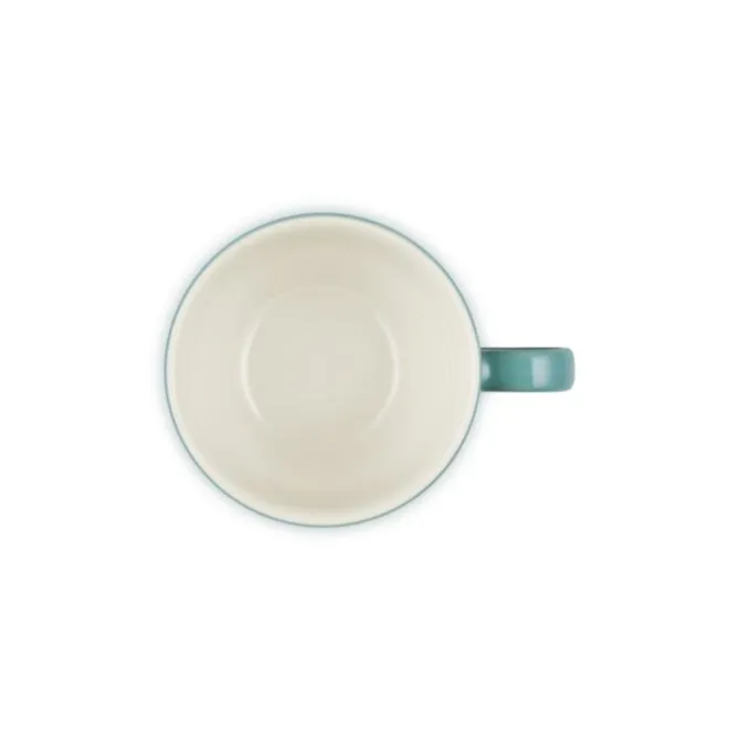 Le Creuset cappuccino mok 400 ml aardewerk Bleu Riviera