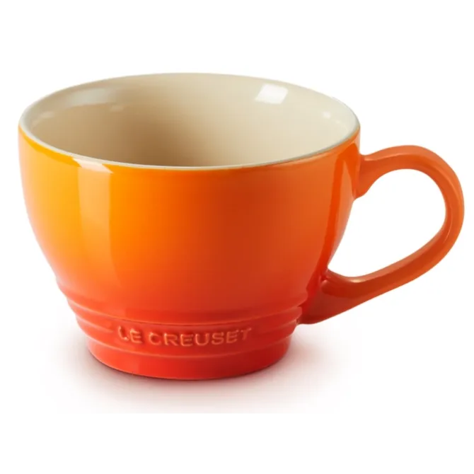 Le Creuset cappuccino mok 400 ml aardewerk vulcanique