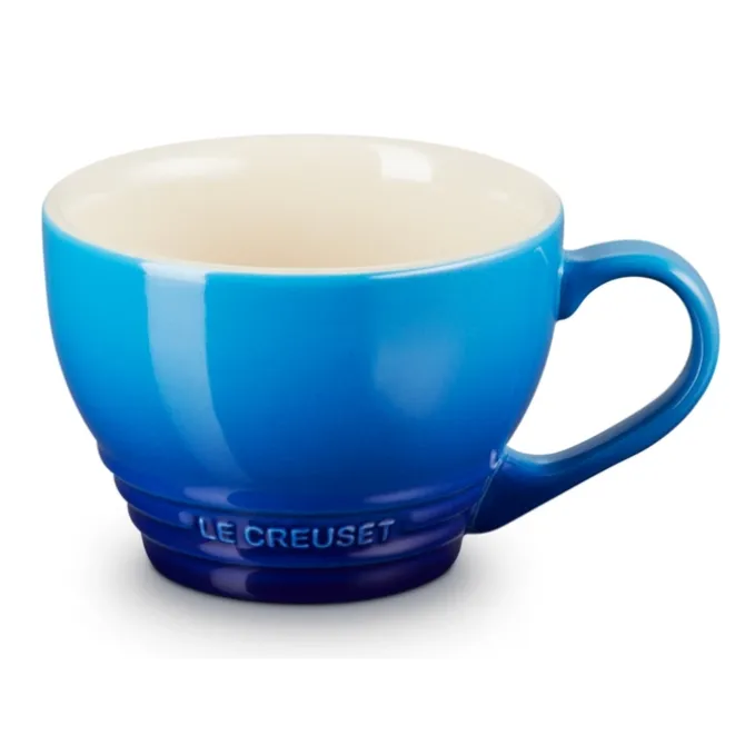 Le Creuset cappuccino mok 400 ml aardewerk azure