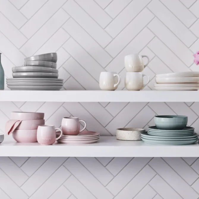 Le Creuset Coupe Collection diep bord ø 22 cm aardewerk flint
