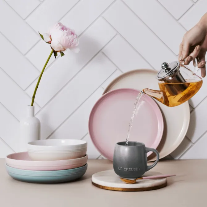 Le Creuset Coupe Collection kom ø 16 cm aardewerk shell pink