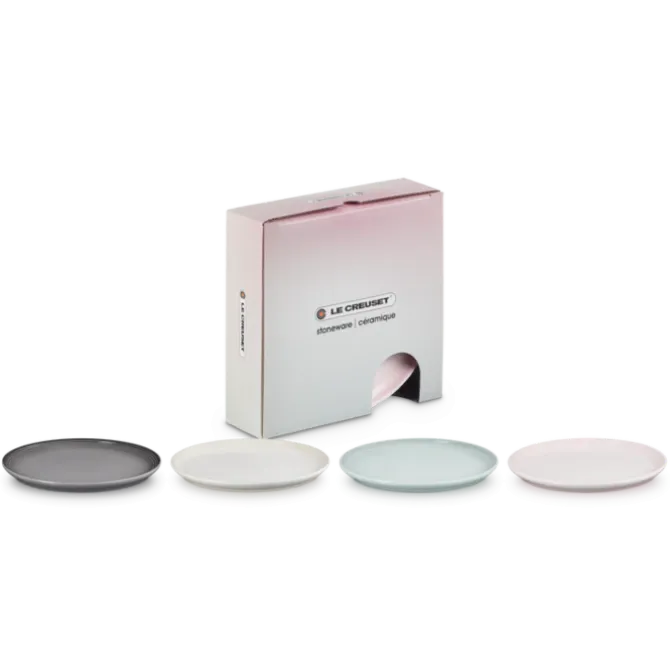 Le Creuset Coupe ontbijtbord ø 22 cm aardewerk 4-delig