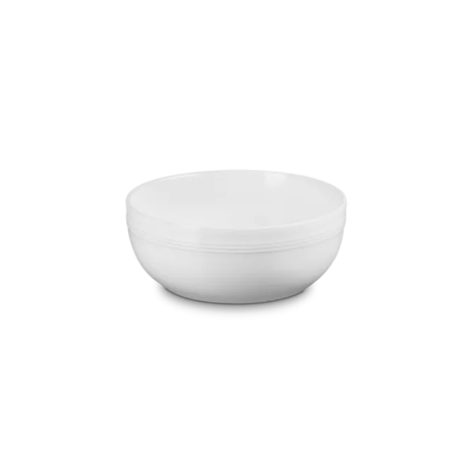 Le Creuset Coupe serveerschaal ø 20 cm aardewerk White