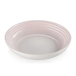 Le Creuset diep bord ø 22 cm aardewerk Shell Pink
