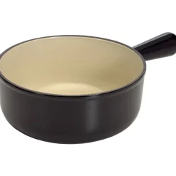 Le Creuset fonduepan ø 18 cm gietijzer matzwart