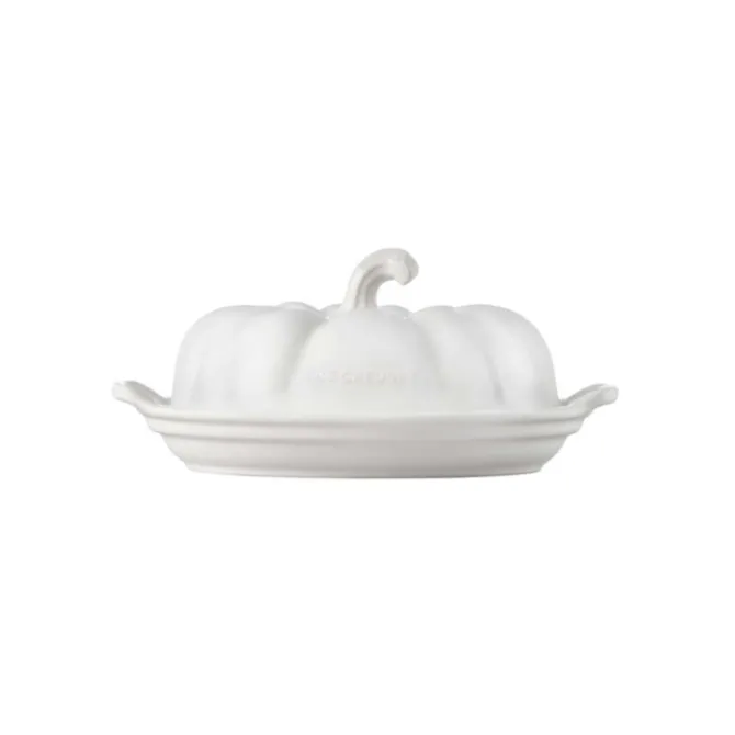 Le Creuset Halloween botervloot aardewerk White