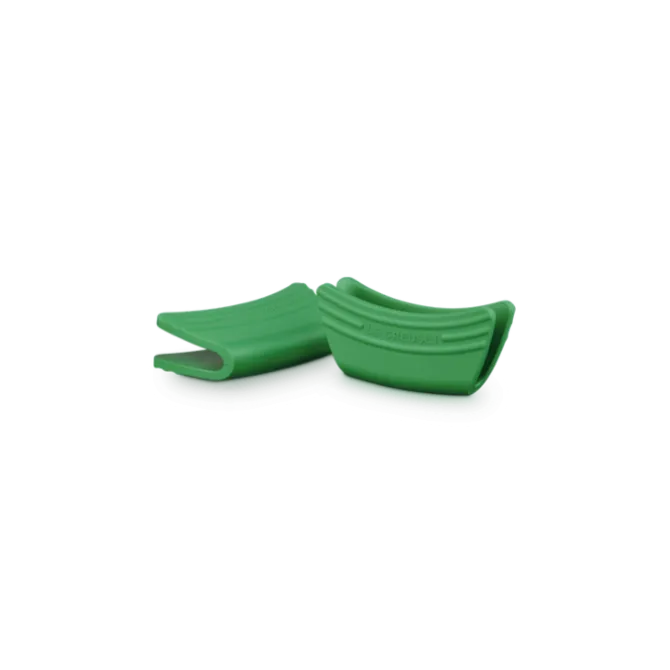Le Creuset handvatten 12 x 6,5 cm silicone bamboo 2 stuks