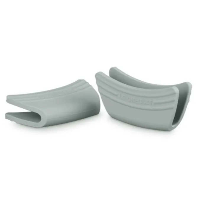 Le Creuset handvatten 12 x 6,5 cm silicone Sea Salt 2 stuks