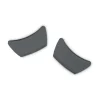 Le Creuset handvatten 12 x 6,5 cm silicone Flint 2 stuks